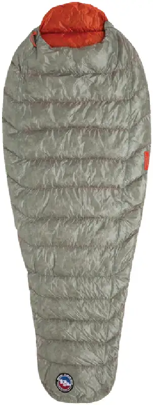 Спальний мішок Big Agnes Pluton UL 40° Left Gray/pumpkin - Robinzon.ua