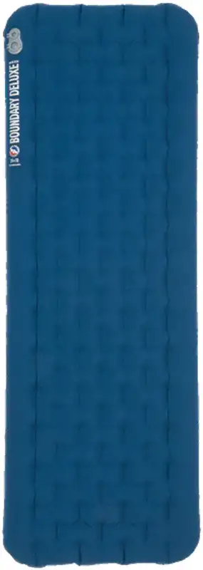 Килимок надувний Big Agnes Boundary Deluxe Insulated, 183х64х11 см, Wide Regular, Blue (841487144296) - Robinzon.ua