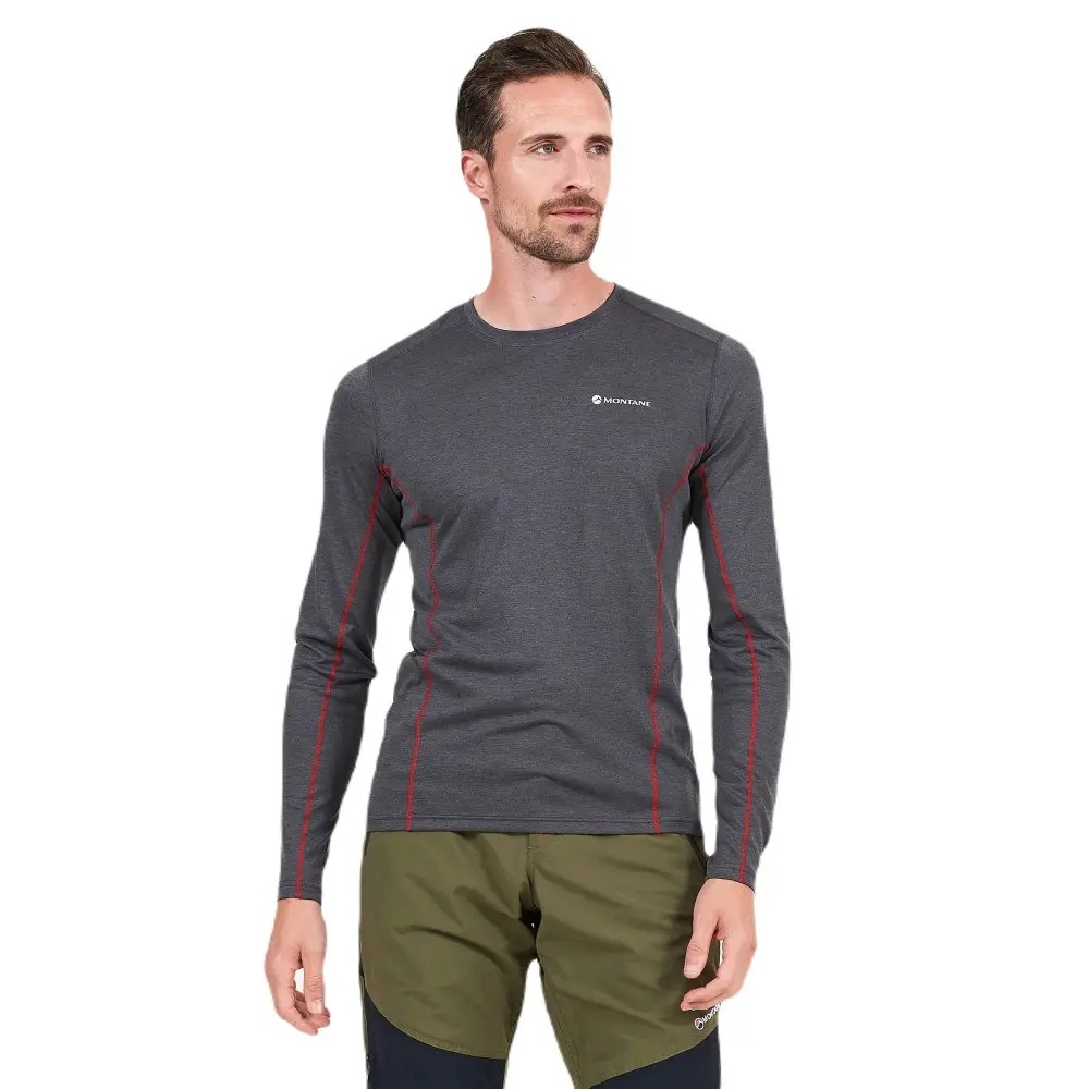 Футболка чоловіча Montane Dart Long Sleeve T-Shirt, Oak Green, XL (5056601002702) - 3 - Robinzon.ua