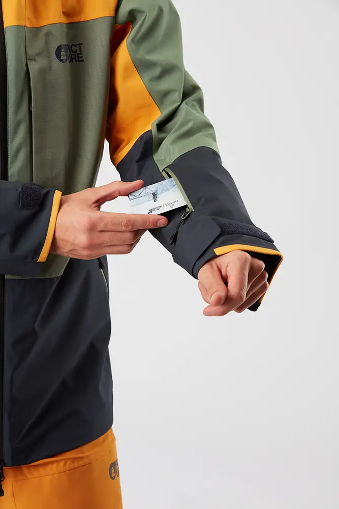 Picture Organic куртка Track 2024 laurel wreath-dark blue S - 2 - Robinzon.ua