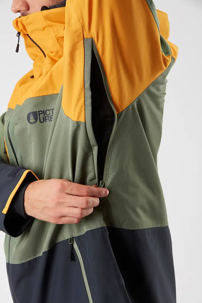 Picture Organic куртка Track 2024 laurel wreath-dark blue S - 3 - Robinzon.ua