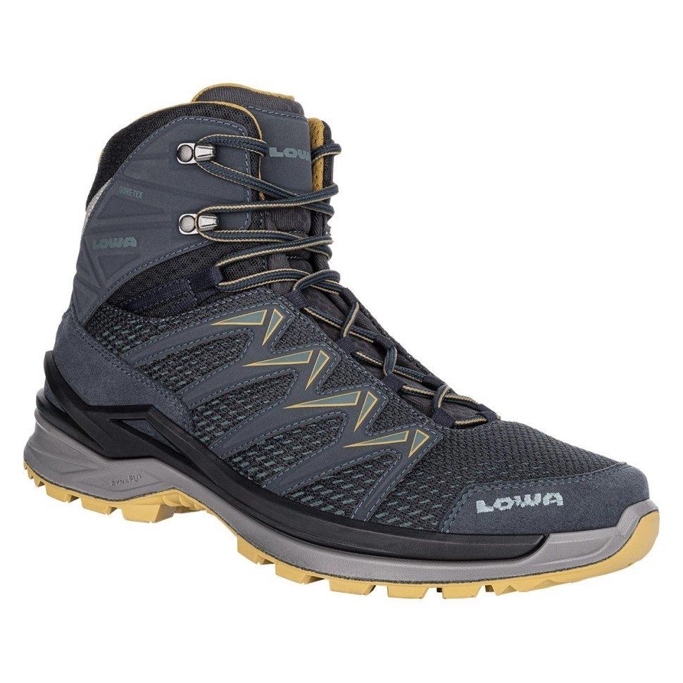 Ботинки LOWA Innox Pro GTX MID steel blue-mustard 46.5 - 1 - Robinzon.ua