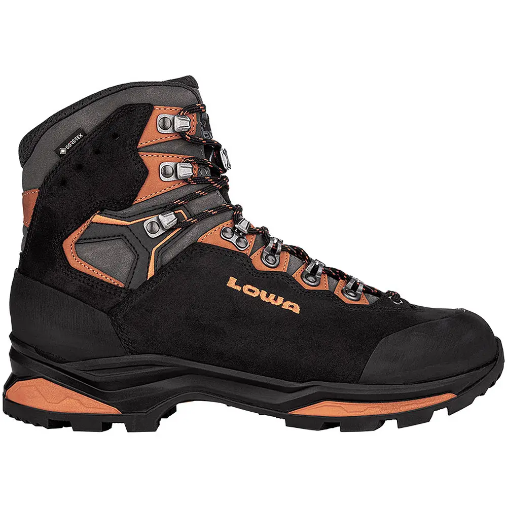 Ботинки Треккинговые мужские LOWA Camino Evo GTX Black/Orange, 47.0 (4063606016581) - 1 - Robinzon.ua