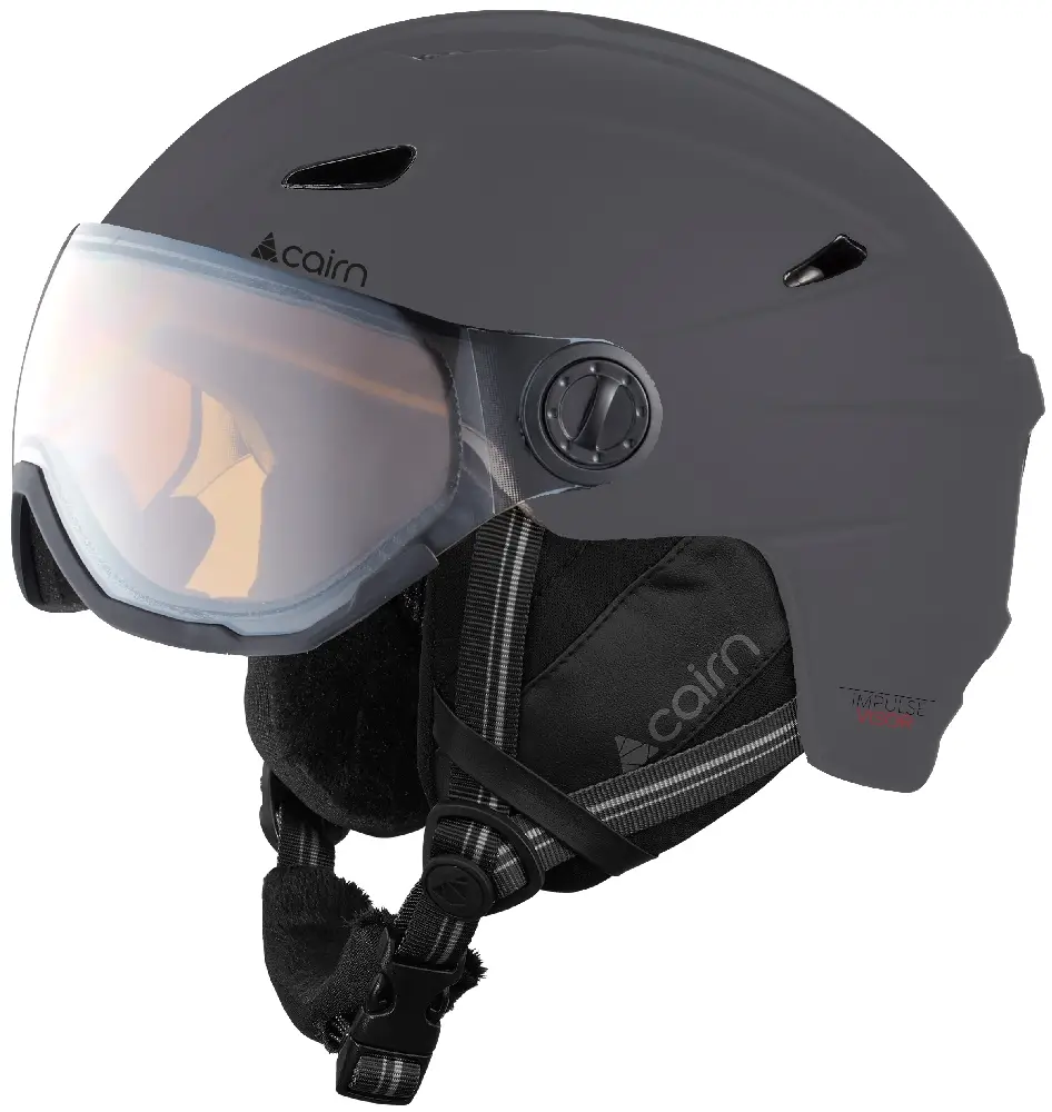 Шлем горнолыжный Cairn Impulse Visor Photochromic, anthracite grey, 57-58 (0605438-17-57-58) - Robinzon.ua