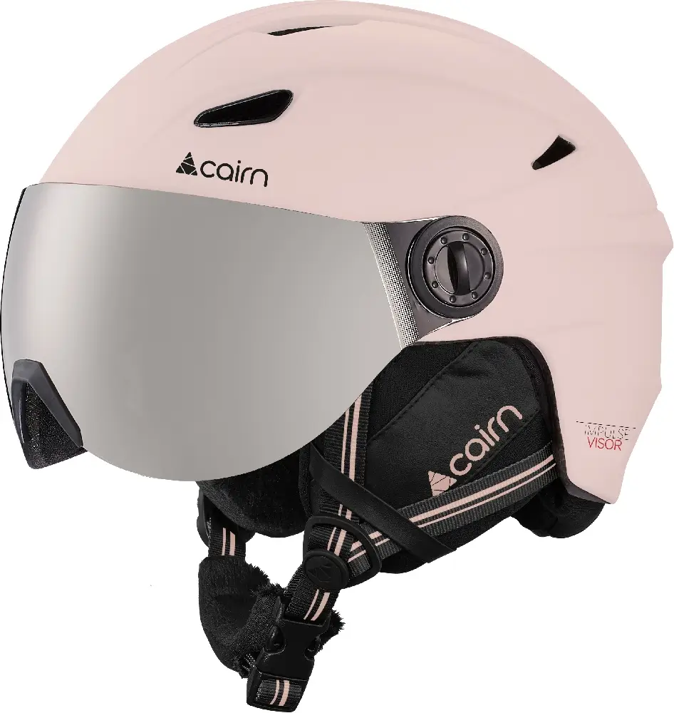 Шолом гірськолижний Cairn Impulse Visor, powder pink, 57-58 (0606551-62-57-58) - Robinzon.ua