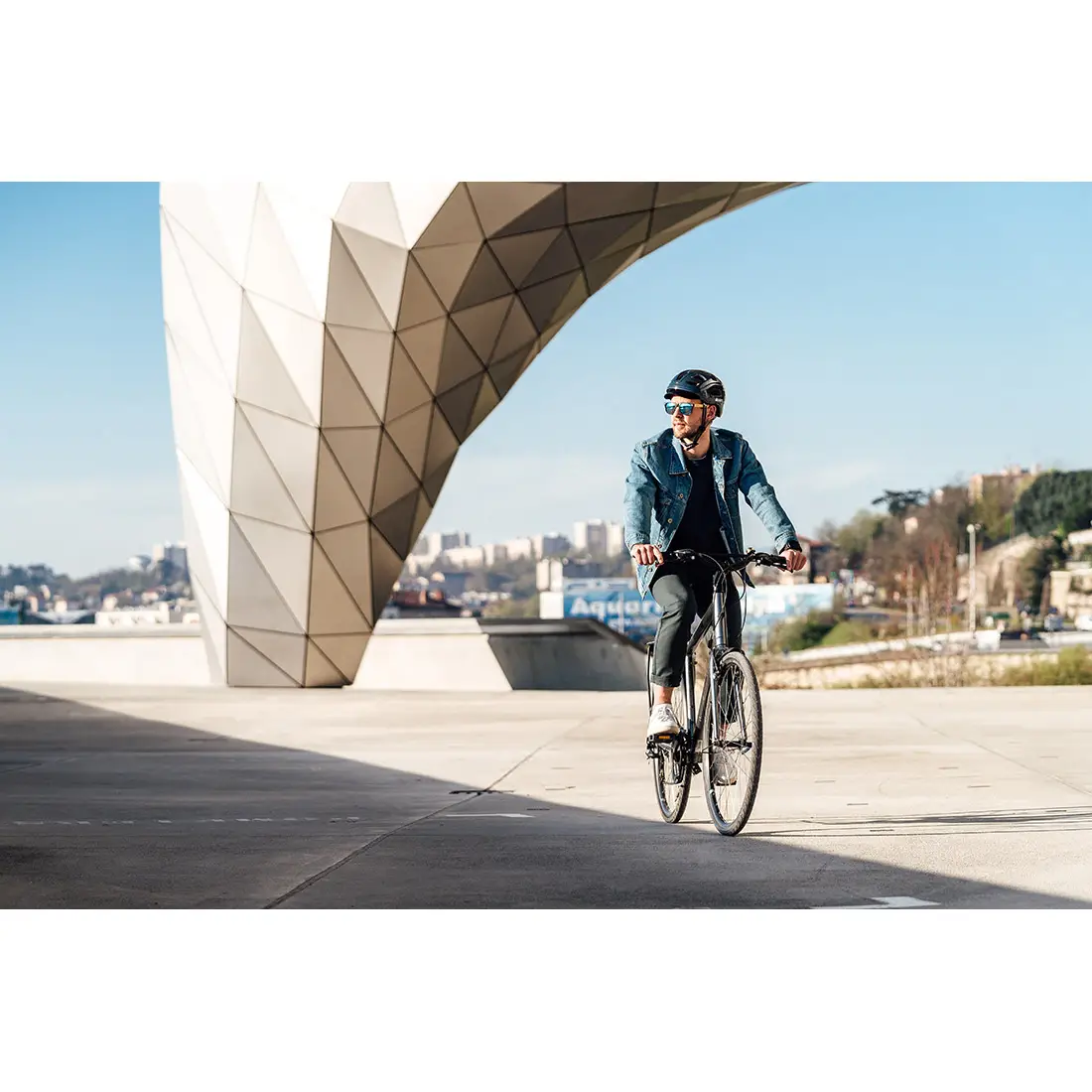 Велошолом Cairn Quartz LED USB, Shiny shadow, 52-58, M (0300380-54-52-58) - 3 - Robinzon.ua