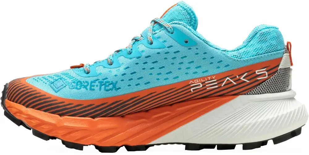 Кросівки ж Merrell AGILITY PEAK 5 GTX atoll/cloud - 38 - блакитний/оранжевий - 2 - Robinzon.ua