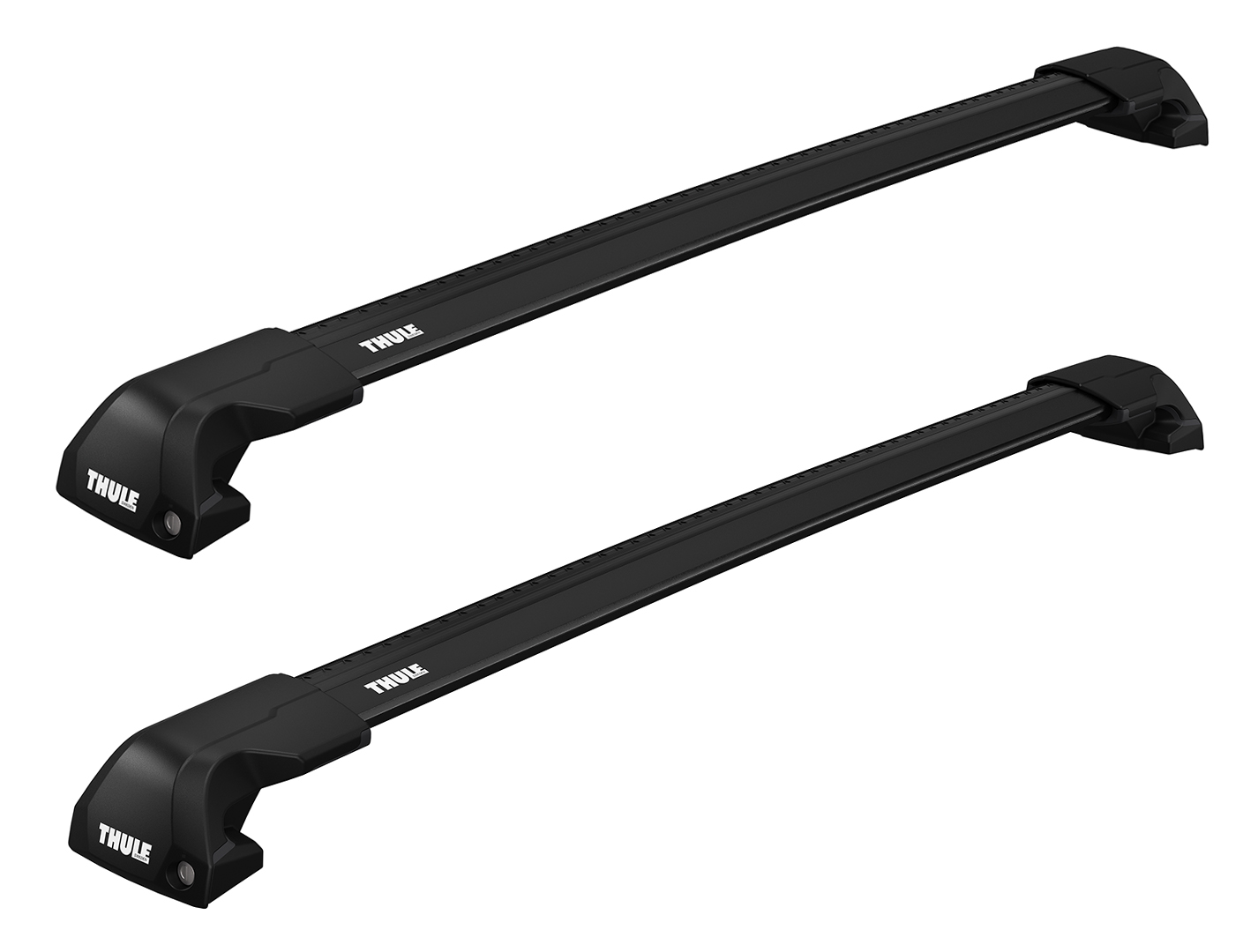 Багажник на рейлінги Thule Edge Wingbar Black для Volkswagen Golf (mkVII)(універсал) 2012-2019 / Touran (mkII) 2015→ (TH 7214B-7214B-7206-6078) - 2 - Robinzon.ua