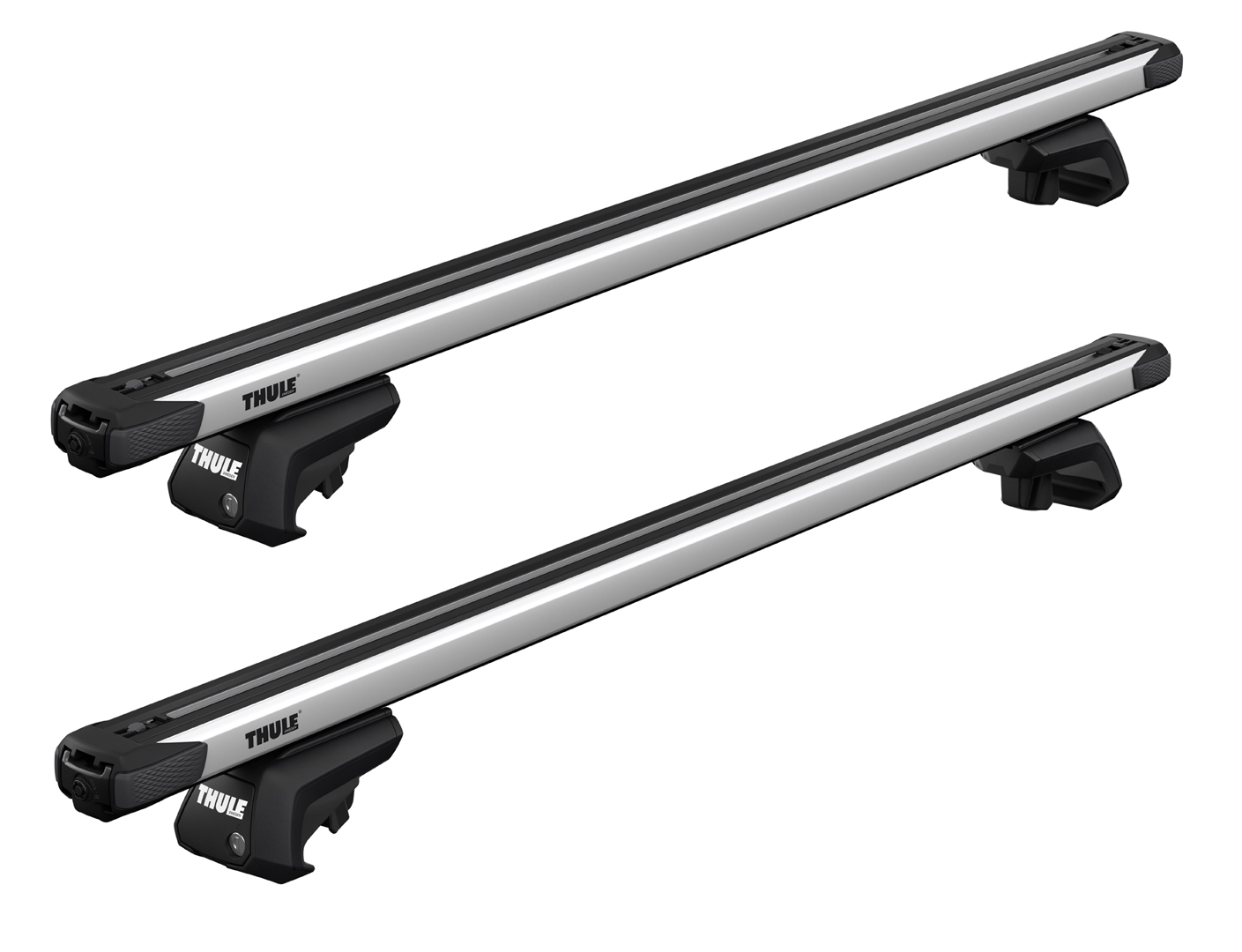 Багажник на рейлінги Thule Slidebar Evo (1.62 м) (TH 893-7104) - 2 - Robinzon.ua