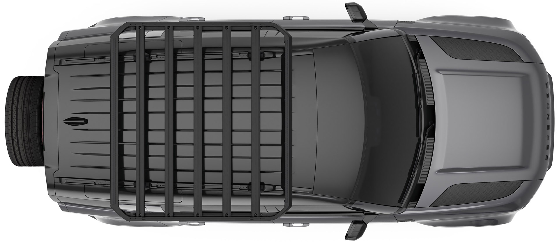 Вантажна платформа Thule Caprock XL для Cadillac Escalade (mkIV) 2015-2020 (TH 611004-7106-6152) - 2 - Robinzon.ua