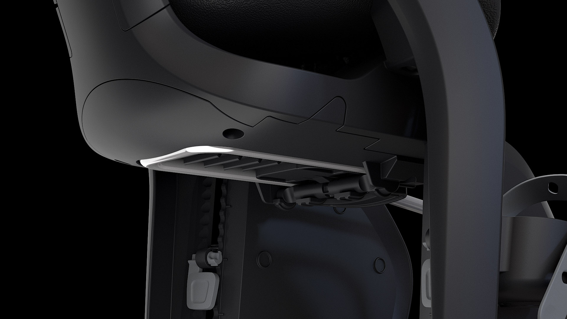 Дитяче крісло Thule Yepp 2 Maxi FM (Midnight Black) (TH 12021301) - 4 - Robinzon.ua