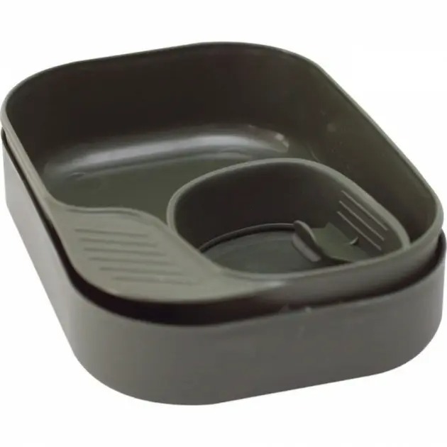 Набір посуду Wildo Camp-A-Box Basic, Olive Green (7330883302643) - Robinzon.ua