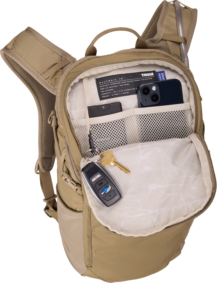 Похідний рюкзак Thule AllTrail Daypack 16L (Faded Khaki) (TH 3205081) - 4 - Robinzon.ua