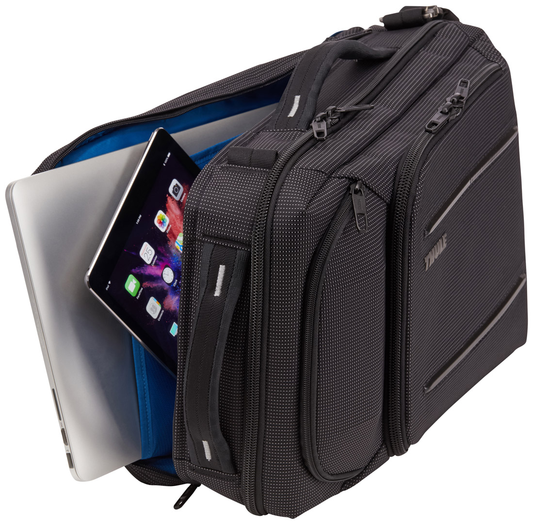 Рюкзак-Наплечная сумка Thule Crossover 2 Convertible Laptop Bag 15.6" (Black) (TH 3203841) - 4 - Robinzon.ua