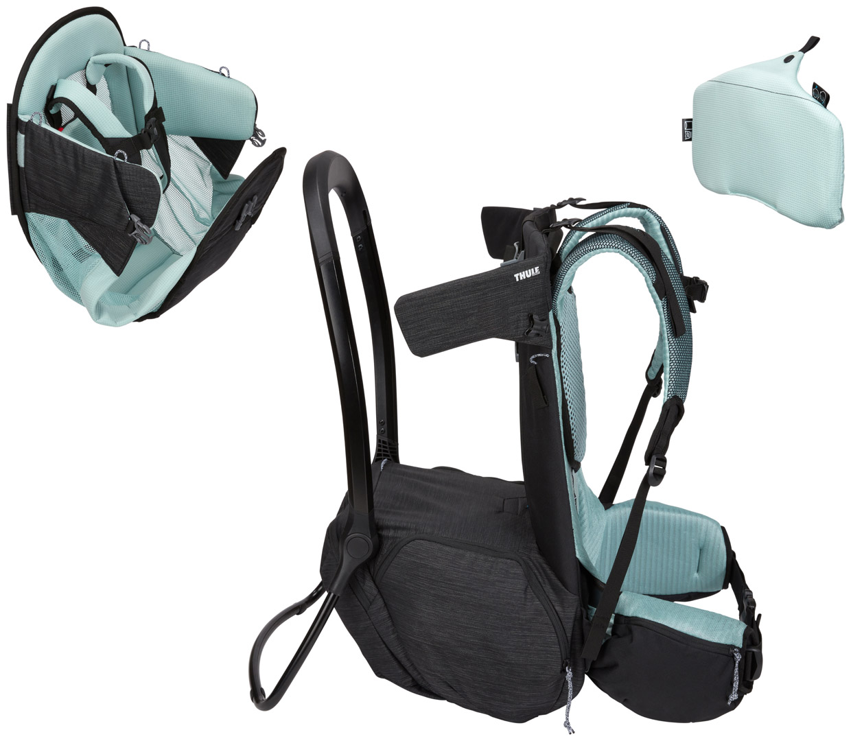 Рюкзак-переноска Thule Sapling Child Carrier (Black) (TH 3204538) - 8 - Robinzon.ua