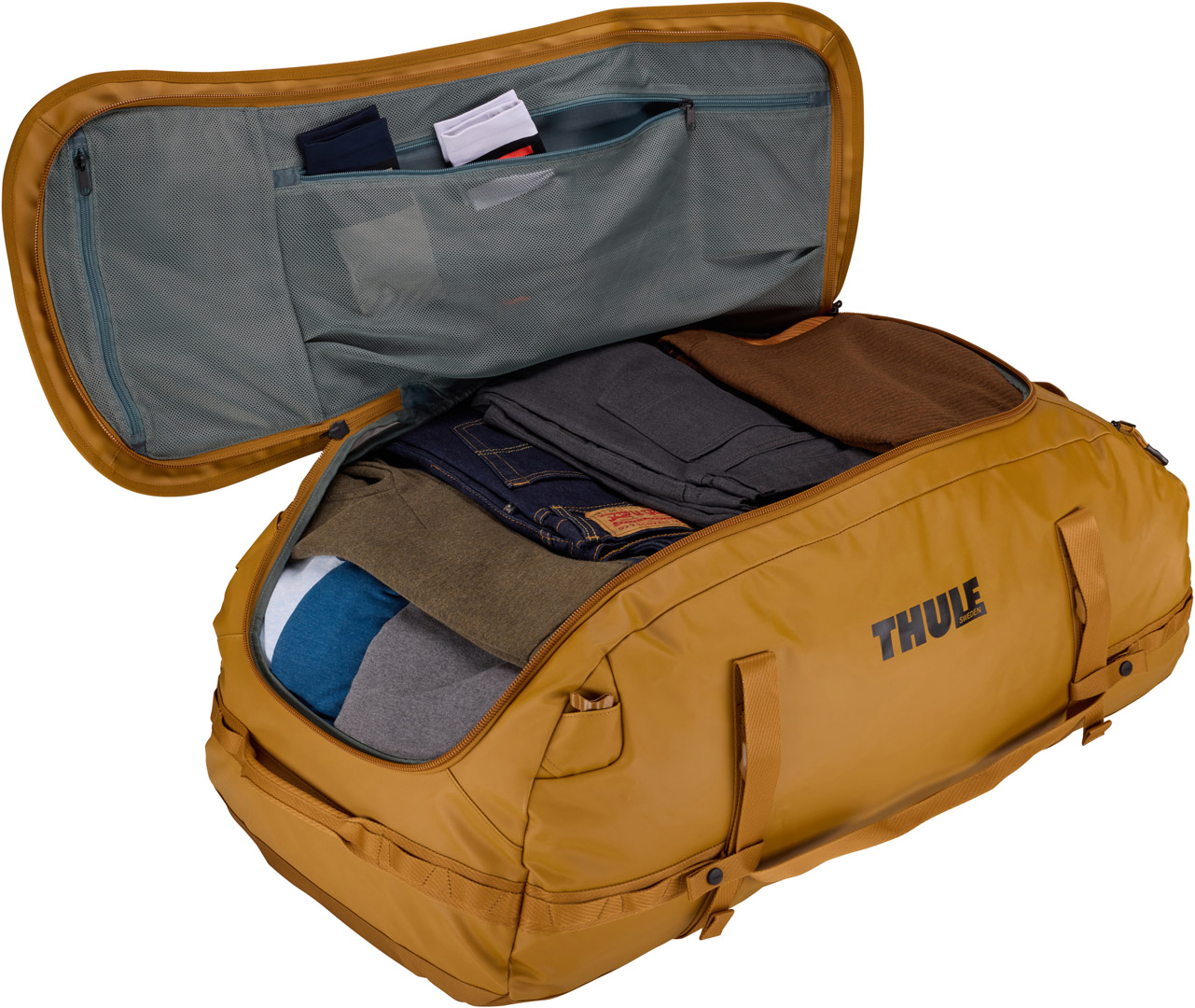 Спортивна сумка Thule Chasm Duffel 130L (Golden) (TH 3205003) - 7 - Robinzon.ua