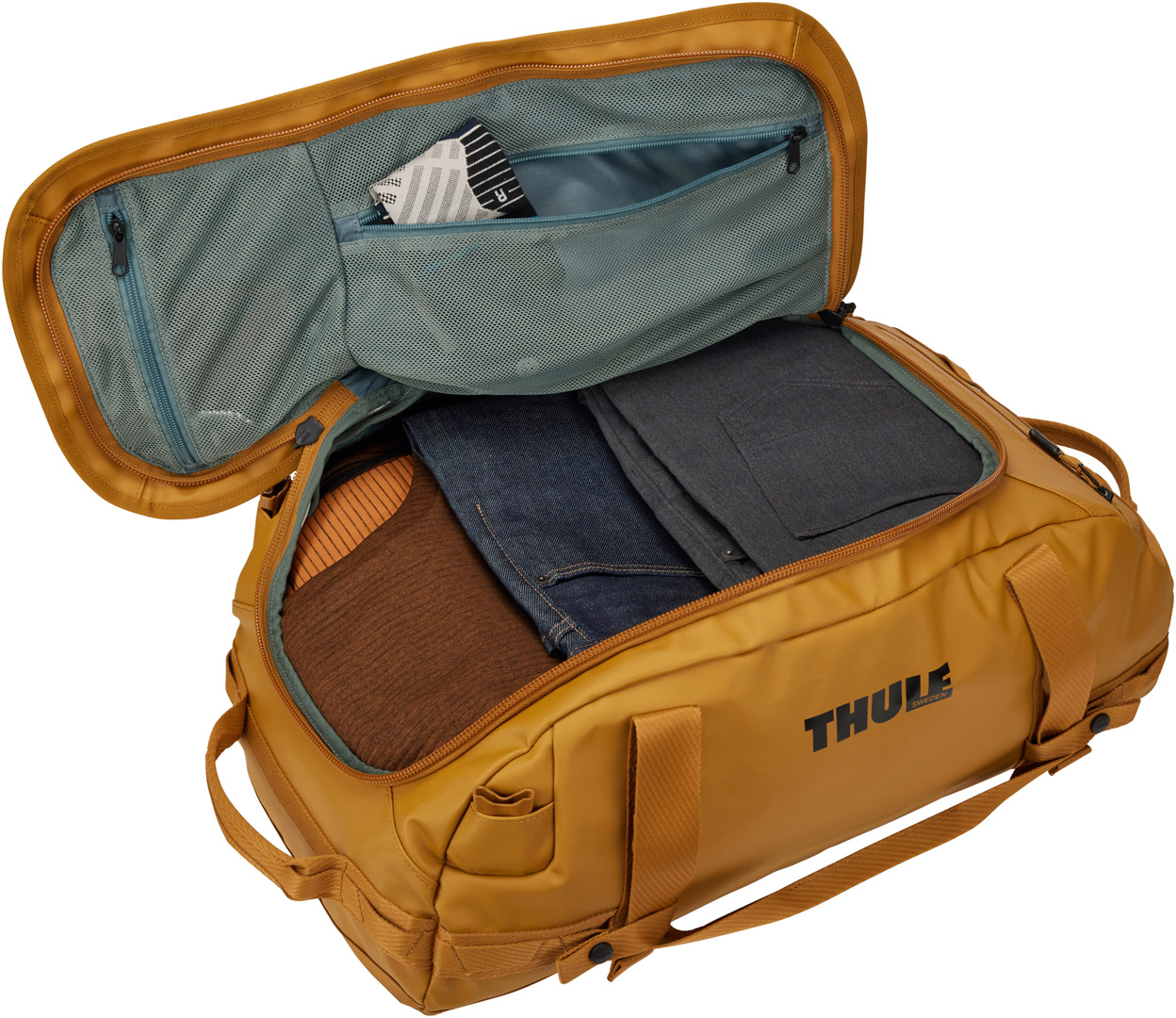 Спортивная сумка Thule Chasm Duffel 40L (Golden) (TH 3204991) - 7 - Robinzon.ua