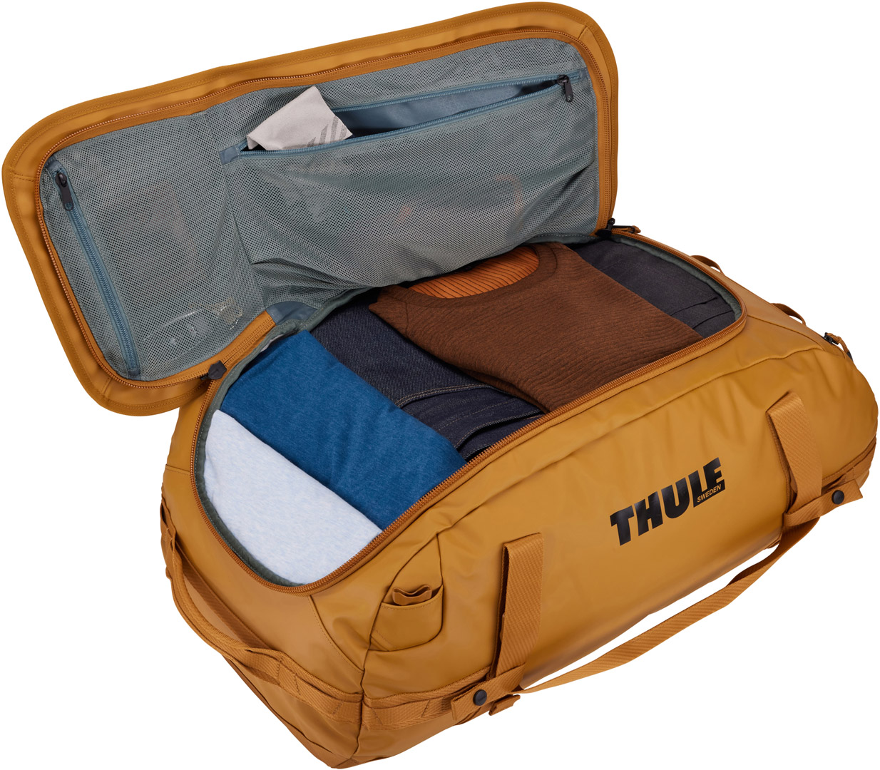 Спортивна сумка Thule Chasm Duffel 70L (Golden) (TH 3204995) - 7 - Robinzon.ua
