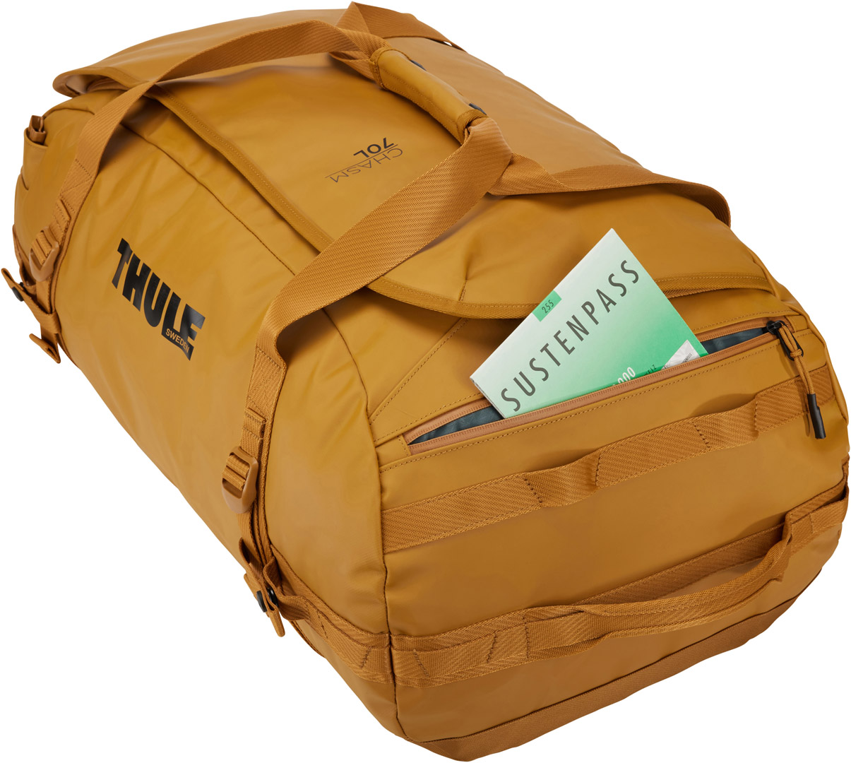 Спортивна сумка Thule Chasm Duffel 70L (Golden) (TH 3204995) - 8 - Robinzon.ua