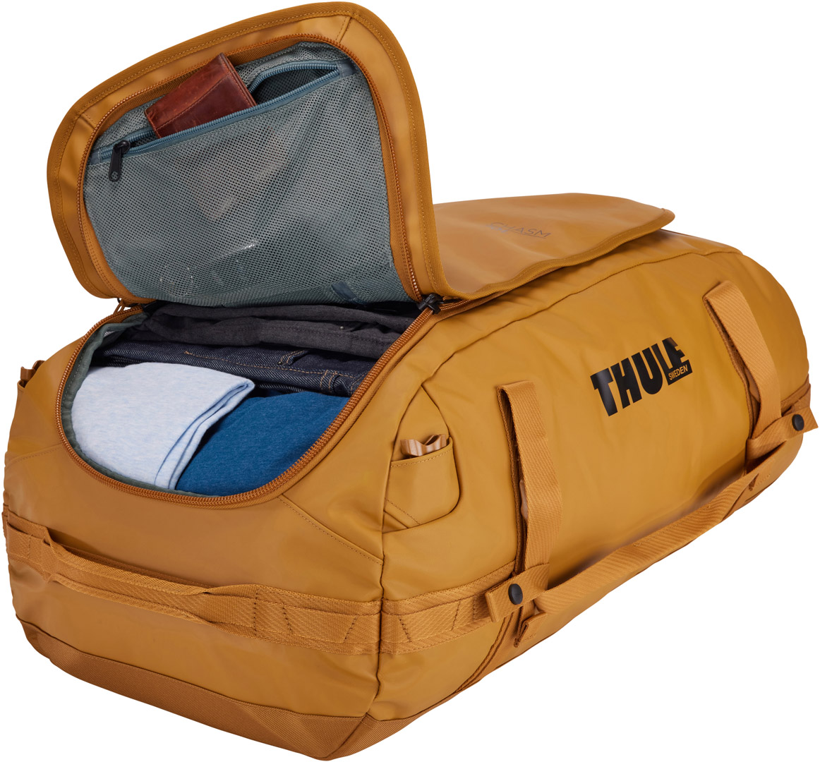 Спортивна сумка Thule Chasm Duffel 70L (Golden) (TH 3204995) - 6 - Robinzon.ua
