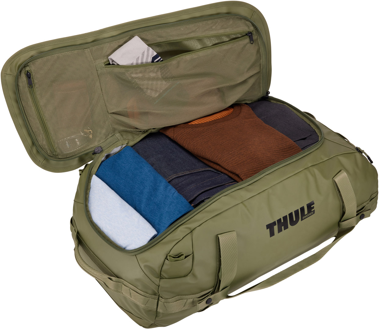 Спортивна сумка Thule Chasm Duffel 70L (Olivine) (TH 3204994) - 7 - Robinzon.ua