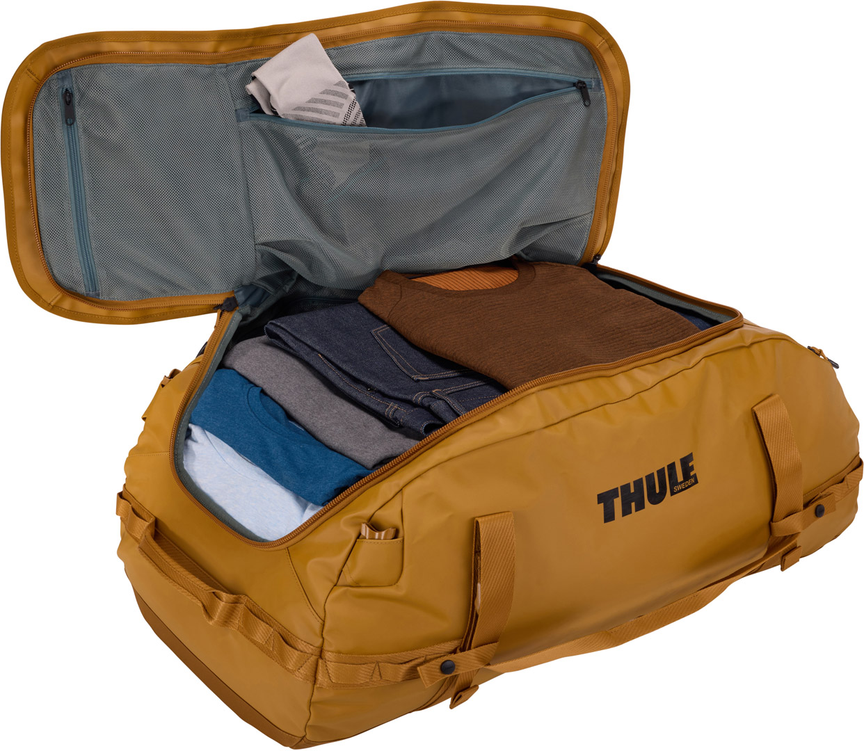 Спортивная сумка Thule Chasm Duffel 90L (Golden) (TH 3204999) - 7 - Robinzon.ua