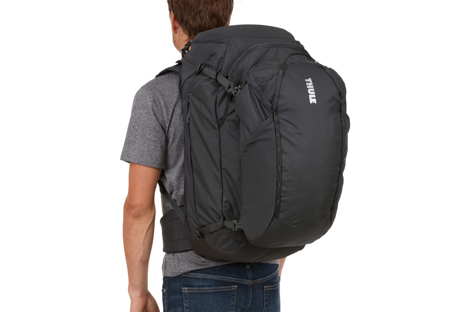 Туристичний рюкзак Thule Landmark 70L (Dark Forest) (TH 3203731) - 3 - Robinzon.ua