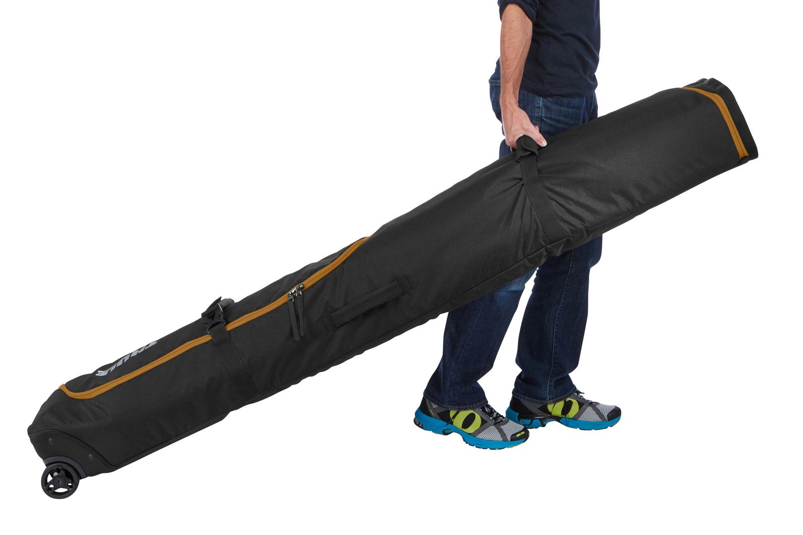 Чохол на колесах для лиж Thule RoundTrip Ski Roller 175cm (Black) (TH 3204364) - 6 - Robinzon.ua