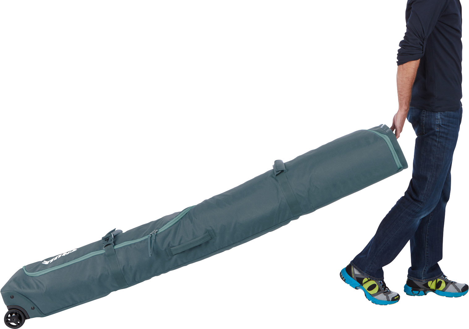 Чохол на колесах для лиж Thule RoundTrip Ski Roller 175cm (Dark Slate) (TH 3204365) - 5 - Robinzon.ua