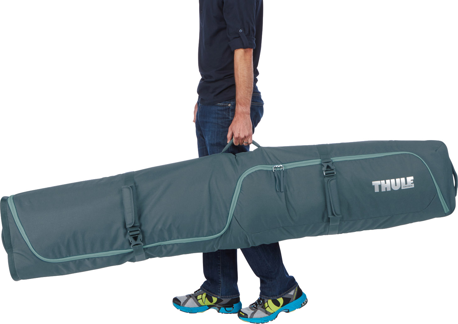 Чохол на колесах для лиж Thule RoundTrip Ski Roller 175cm (Dark Slate) (TH 3204365) - 7 - Robinzon.ua