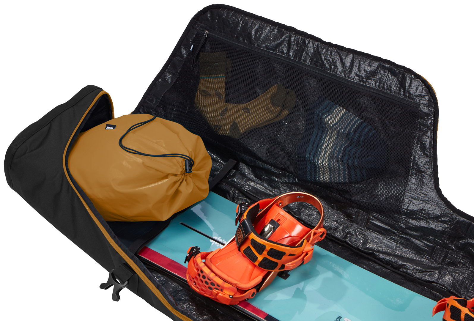 Чохол на колесах для сноуборду Thule RoundTrip Snowboard Roller 165cm (Black) (TH 3204366) - 3 - Robinzon.ua