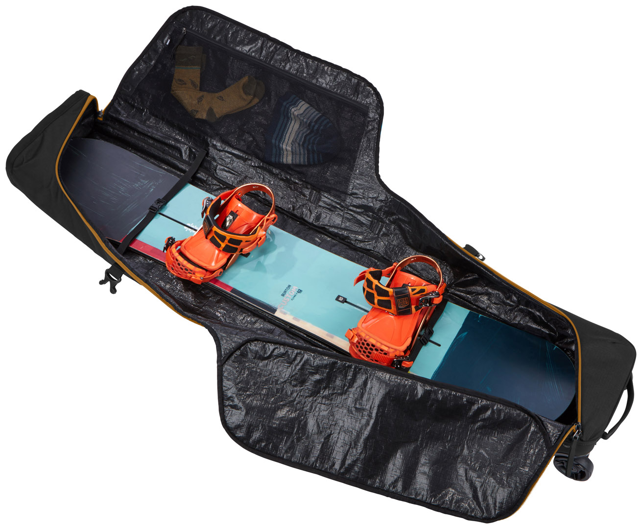 Чохол на колесах для сноуборду Thule RoundTrip Snowboard Roller 165cm (Black) (TH 3204366) - 2 - Robinzon.ua