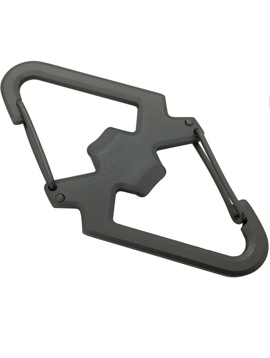 Брелок MUNKEES SS Carabiner with Bottle Opener Малиново-червоний - Robinzon.ua