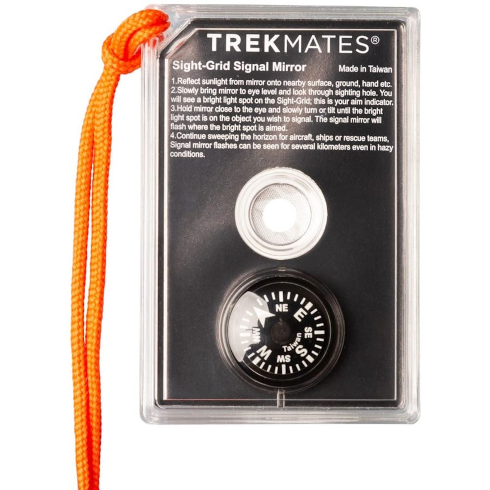 Сигнальне дзеркало Trekmates Mirror with Compass and Float, clear (TM-006801/TM-01046) - 3 - Robinzon.ua