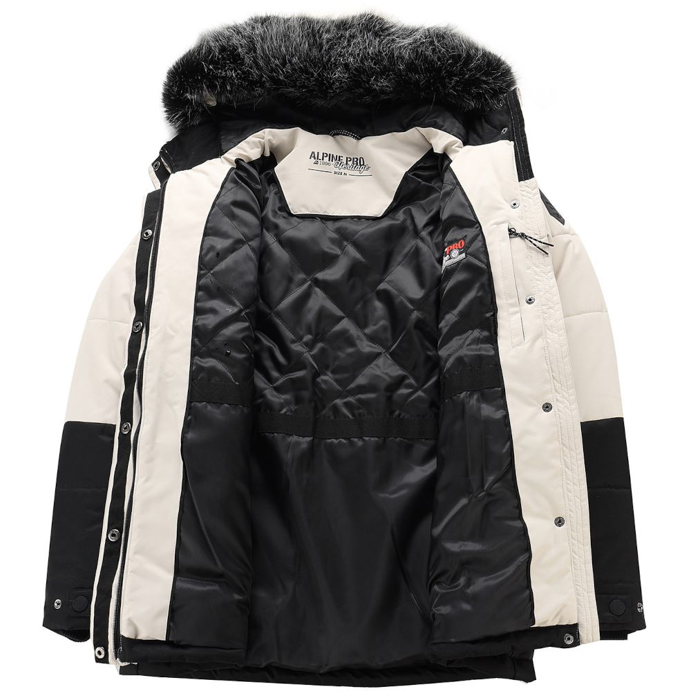 Міська жіноча мембранна куртка Alpine Pro EGYPA, Beige/Black, XS (LJCB592128 XS) - 5 - Robinzon.ua