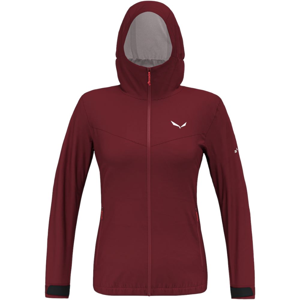 Мембранна жіноча куртка для трекінгу Salewa Puez Aqua 4 2.5L PTX Jacket W, Red Syrah, 48/42 (28616/1570 48/42) - Robinzon.ua