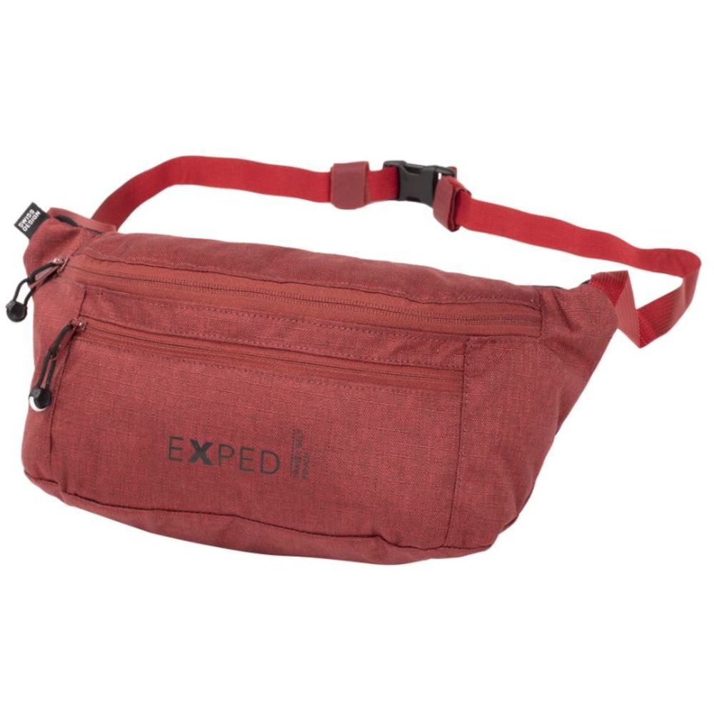 Поясна сумка Exped TRAVEL BELT POUCH Burgundy Melange (7640277840607) - Robinzon.ua