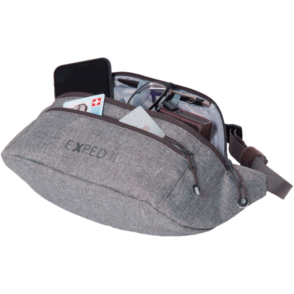 Поясна сумка Exped TRAVEL BELT POUCH Grey Melange (7640277840546) - 3 - Robinzon.ua