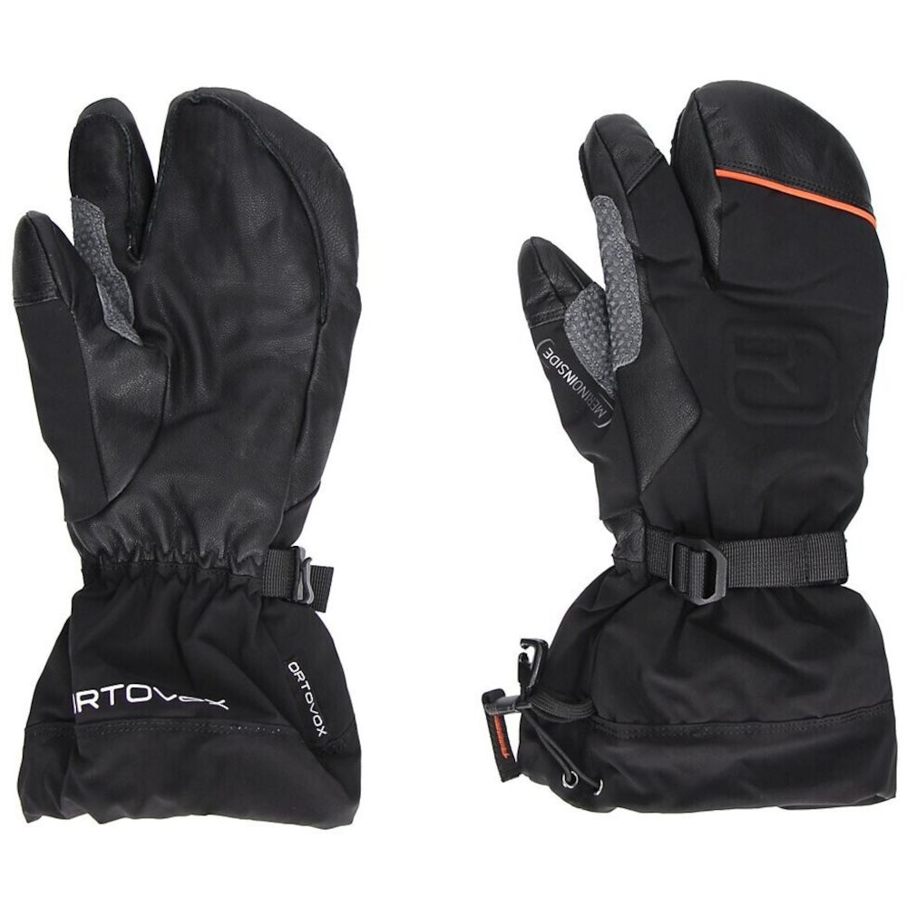 Рукавиці чоловічі Ortovox MERINO FREERIDE 3 FINGER GLOVE M, black raven, XXL (5662000033) - 3 - Robinzon.ua