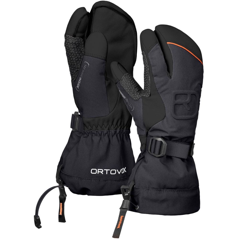 Рукавиці чоловічі Ortovox MERINO FREERIDE 3 FINGER GLOVE M, black raven, XXL (5662000033) - 2 - Robinzon.ua
