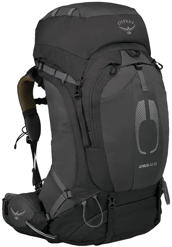 Рюкзак Osprey Atmos AG 65 S/M Похідний Чоловічий Black - Robinzon.ua