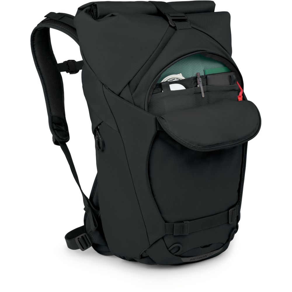 Рюкзак Osprey Metron 22 Roll Top Pack, Black (843820146448) - 2 - Robinzon.ua