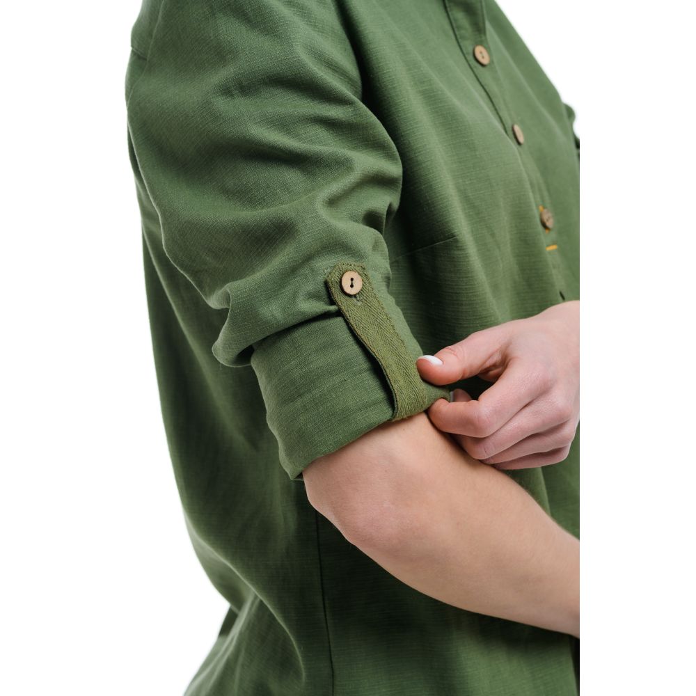 Сорочка Turbat Madeira Hemp Wmn S - Зелений - 5 - Robinzon.ua