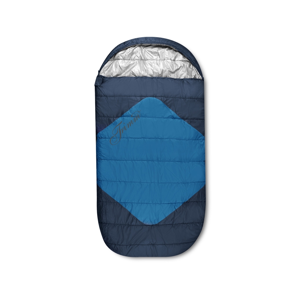 Спальный мешок Trimm DIVAN (+3/-9°C), 195 см - Right, Sea blue/Mid. blue (47896) - Robinzon.ua