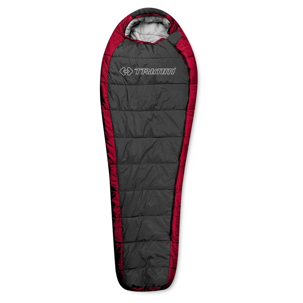 Спальний мішок Trimm Highlander, (2 / -3 Сᵒ), 185 - Left Zip, Red / dark grey (8595225496889) - Robinzon.ua