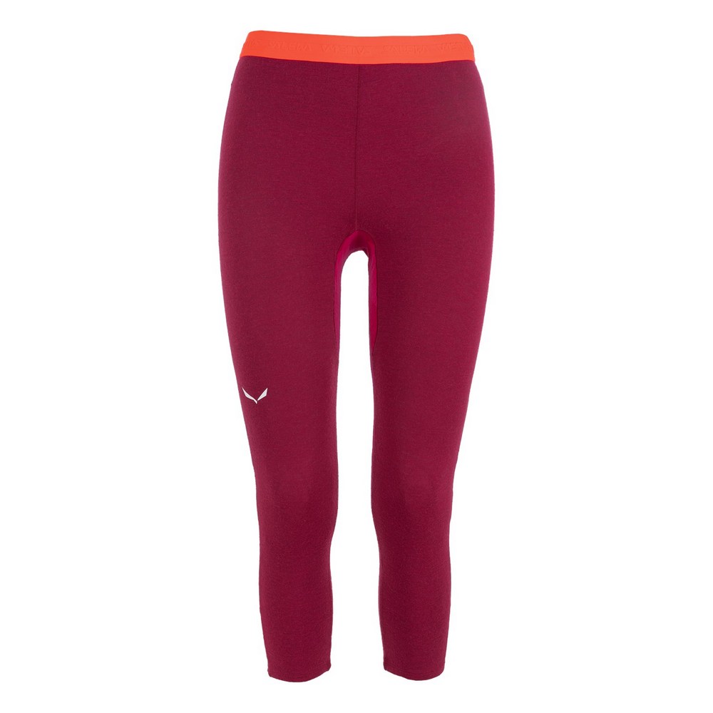 Термоштани жіночі Salewa Cristallo Warm AMR W 3/4 TIGHT, Red Syrah, 40/34 (28210/1570 40/34) - 2 - Robinzon.ua