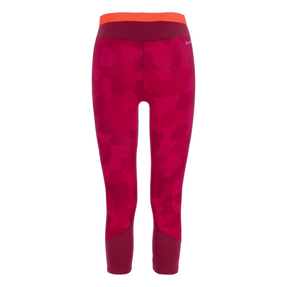 Термоштани жіночі Salewa Cristallo Warm AMR W 3/4 TIGHT, Red Syrah, 40/34 (28210/1570 40/34) - 3 - Robinzon.ua