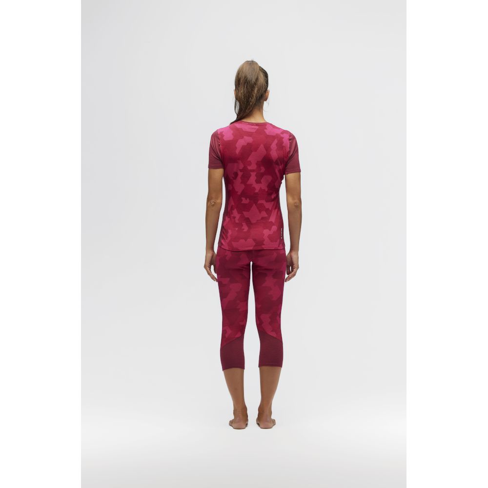 Термоштани жіночі Salewa Cristallo Warm AMR W 3/4 TIGHT, Red Syrah, 40/34 (28210/1570 40/34) - 7 - Robinzon.ua