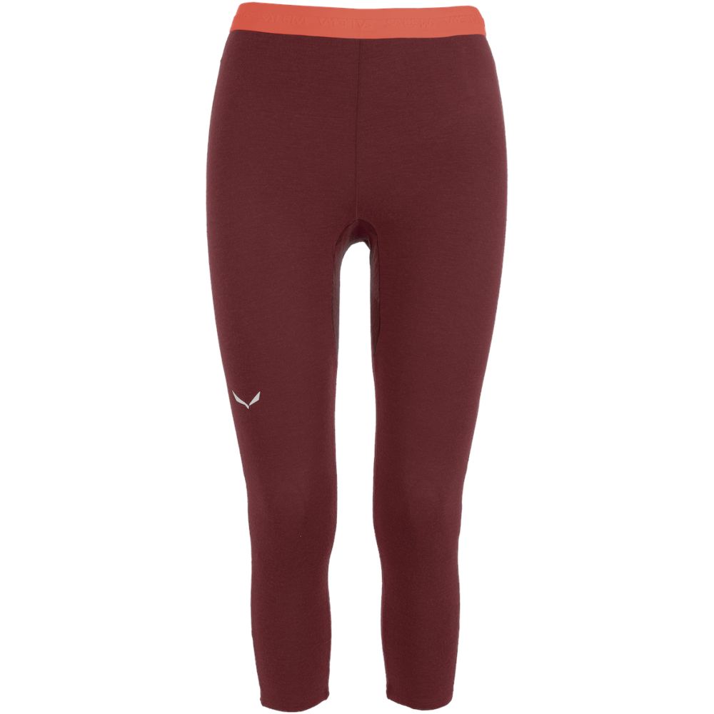 Термоштани жіночі Salewa Cristallo Warm AMR W 3/4 TIGHT, Red Syrah, 40/34 (28210/1570 40/34) - Robinzon.ua