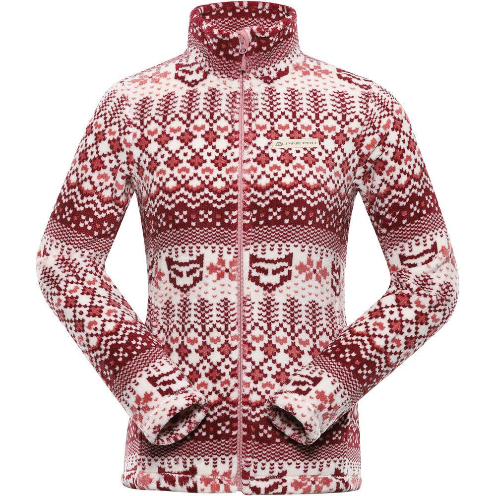 Кофта флісова жіноча Alpine Pro EFLINA, Pink/Blue, XS (LSWB357412PA XS) - 2 - Robinzon.ua